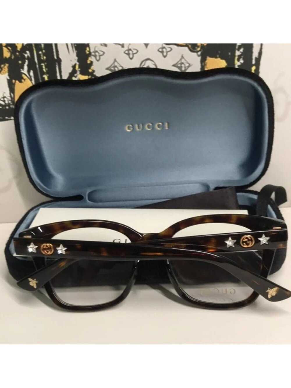 Luxury New Authentic Gucci GG0349O 006 Eyeglasses - Picture 4 of 14